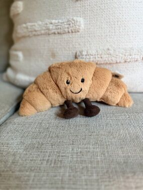 Jellycat Brown Plush Croissant NWOT